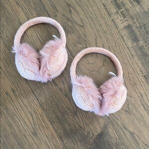 Mixit Pink Knit Earmuffs for Kids